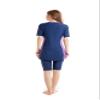 Womens Modest Muslim Burkini Swimwear Rash Guard Surfing Suit Maillot Short Sleeve Swimsuit (Purple, Small) view 3