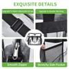 MAY TREE Clear Bag for Stadium Events 12612 Clear Tote Lunch Bag with Reinforced Straps for Work, Sporting Events and Gym, Black view 4