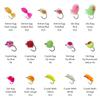 BASSDASH 57pcs Fly Fishing Egg Flies Kit with Fly Box for Steelhead Salmon Trout Fishing Include Egg Flies, Worms, Streamers view 4