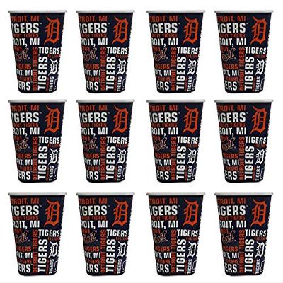 Boelter MLB Snack Buckets - 7"x6.5"- Perfect for Game Watching, Movie Watching, or Use as a Storage Bin! (12 Snack Buckets)