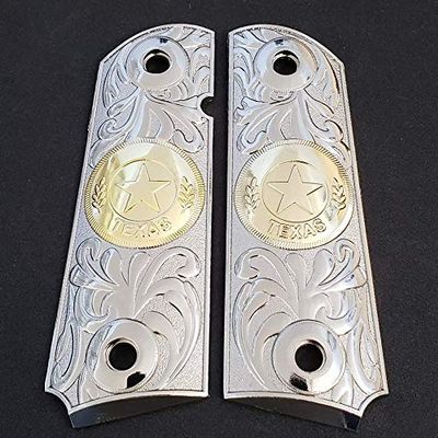 1911 Full Size Grips Texas Star Ambi Safety Cut