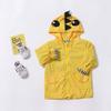 CM C&M WODRO Toddler Baby Boy Girl Duck Rain Jacket Cute Cartoon Yellow Raincoat Hoodie Kids Coat Fall Winter School Outfit (Yellow #2, 100 (3T)) view 2