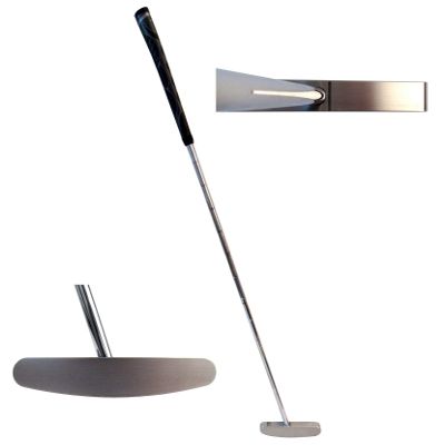 Bell Putters 2 Way Golf Putter 400g Toe Balanced with Winn Standard Putter Grip and 35" Shaft