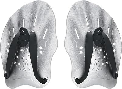Contour Swim Paddles Hand, Swim Training Hand Paddles with Adjustable Straps, Swimming Hand Paddles for Women and Men