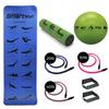 Prism Fitness 400-150-031-1 Smart Necessity Resistance Band Exercise Mat Fitness Cable Stability Ball Roller Bundle view 2
