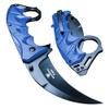 Everyday Carry Folding Pocket Knife, Assisted Opening, Tactical Design (Blue) view 1