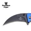 Everyday Carry Folding Pocket Knife, Assisted Opening, Tactical Design (Blue) view 2