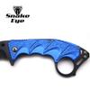 Everyday Carry Folding Pocket Knife, Assisted Opening, Tactical Design (Blue) view 3