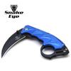 Everyday Carry Folding Pocket Knife, Assisted Opening, Tactical Design (Blue) view 4