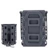 HWZ Tactical 9mm 5.56mm 7.62mm Pistol Magazine Pouch Tactical Fastmag Soft Shell Mag Carrier Hunting with Molle (5.56mm-Gray) view 2