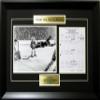 Framed Deluxe Hockey Bobby Orr Goal with Game Scoresheet SKU #4004 view 1