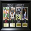 Framed Deluxe Hockey Texas Legends. Nolan Ryan, Mike Modano, Emmitt Smith, Dirk Nowitzki SKU #4014 view 1