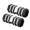 VGEBY1 Bicycle Axle Pedal Pegs, BMX Rear Axle Peg Bicycle Foot Stunt Peg Threaded Stunts Scooters (Black) view 1