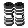 VGEBY1 Bicycle Axle Pedal Pegs, BMX Rear Axle Peg Bicycle Foot Stunt Peg Threaded Stunts Scooters (Black) view 2