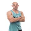 Barbell 1 Bodybuilding Muscle Stringer Y Back Tank Top, Lifting Shirt for Gym (S, Teal/Light Grey) view 4