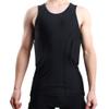 Topeter Padded Football Shirt, Rib Protectors Compression Shirt with Pads Basketball Protective Gear Rugby Tank top (Black M) view 2