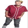 Men's Classic Baseball Jersey Shirt Button Down BJ42 - Burgundy - 4X-Large view 2