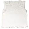 I&S Girl's 4 Pack Sleeveless Tank Tops Soft Cotton Undershirts (12, Whites) view 2