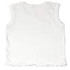 I&S Girl's 4 Pack Sleeveless Tank Tops Soft Cotton Undershirts (12, Whites) view 4