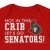 Outerstuff NHL Baby Ottawa Senators Graphic Bodysuit, Red, 12-18 Months view 2