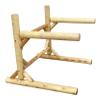 2-Place One-Sided Heavy Kayaks/Canoe Log Rack, Freestanding Kayak Garage Storage Racks, SUP Paddle Board Storage Racks for Garage, Kayak Rack, Canoes, Surfboard Stand - Natural view 2