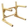 2-Place One-Sided Heavy Kayaks/Canoe Log Rack, Freestanding Kayak Garage Storage Racks, SUP Paddle Board Storage Racks for Garage, Kayak Rack, Canoes, Surfboard Stand - Natural view 4