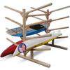 10-Place Log Kayak Storage Rack Outdoor, Paddle Board Racks, Surfboard Stand, SUP Storage, Freestanding Sports & Outdoors Racks, SUP Kayaks - Unfinished view 1