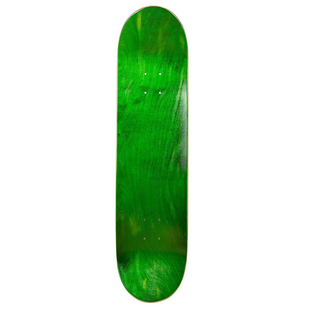 Cal 7 Blank Maple Skateboard Deck | 7.75, 8.0, 8.25 and 8.5 Inch | (8.5 Inch, Green)