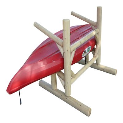 2-Place One-Sided Kayaks/SUP Log Racks, Freestanding SUP Paddle Board Rack for Garage, Kayak Rack Surfboard Outdoor Storage Racks, Kayak Stands, Surfboard Stand, Paddle Holder - Canyon Brown