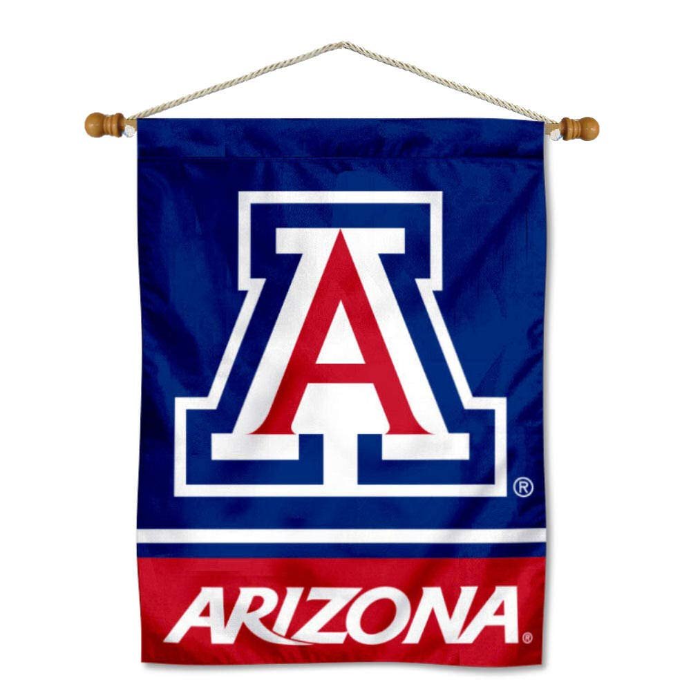 Arizona Wildcats Blue Banner with Hanging Pole