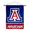 Arizona Wildcats Blue Banner with Hanging Pole view 1