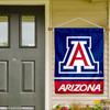 Arizona Wildcats Blue Banner with Hanging Pole view 3