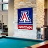 Arizona Wildcats Blue Banner with Hanging Pole view 4