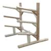 3-Place One-Sided Kayaks/SUP Log Racks, Freestanding Kayak Rack Outdoor, Surf Board Racks for Storage, SUP Paddle Board, Standing Kayaks Storage - Unfinished view 1
