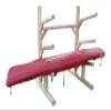 3-Place One-Sided Kayaks/SUP Log Racks, Freestanding Kayak Rack Outdoor, Surf Board Racks for Storage, SUP Paddle Board, Standing Kayaks Storage - Unfinished view 3