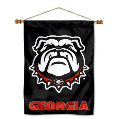 Georgia Bulldogs New Dawg Banner with Hanging Pole