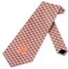 Eagles Wings Syracuse Ties Orange Mens College Neckties (Gingham Microfiber) view 1