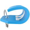Shacke Initial Luggage Tag with Full Privacy Cover and Stainless Steel Loop - Aqua Teal (Letter Y) view 4