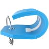 Shacke Initial Luggage Tag with Full Privacy Cover and Stainless Steel Loop - Aqua Teal (Letter L) view 4