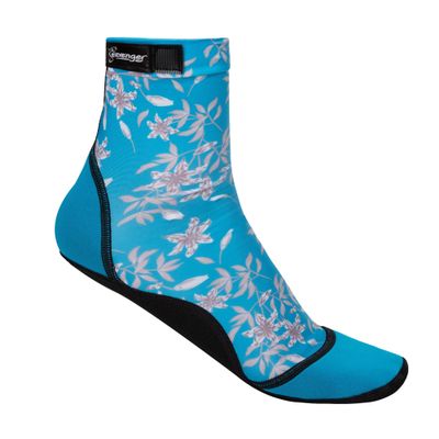 Seavenger SeaSnugs Beach Socks | Sand Skins For Outdoor Volleyball And Soccer | Kids, Mens, Womens (Light Floral, X-Large)