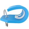 Shacke Initial Luggage Tag with Full Privacy Cover and Stainless Steel Loop (Aqua Teal) (Letter C) view 4