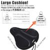 DAWAY Memory Foam Bike Seat Cover - C3 Extra Soft Pad Most Comfortable Exercise Bike Saddle Cushion for Women Men, Fit for Peloton, Stationary, Indoor Bicycles, Mountain, Road Outdoor Bycicle view 2