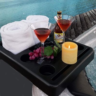 Hot Tub Towel Holder, Snack Tray, Phione and Tablet Stand