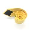 8CM Stylish Tie For Men Polyester Solid Stripes Ties For Wedding,Party,Daily Dress,Birthday'Gift (C9 yellow) view 4