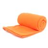 Ace Hunter Lightweight Compact Zippered Soft Warm Fleece Travel Blanket Camping Sleep Bag Adult Fleece Sleeping Bag Liner (Orange) view 2