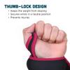 1 Pair of 2 lbs Wrist Weights Set with Thumblock Design, Great for Running Weightlifting Training Cardio Arm Exercise view 2