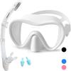 Supertrip 2024 Snorkeling Gear for Adults, Anti-Fog Snorkel Set, Tempered Glass Snorkel Mask Adult, Anti-Leak Snorkel Snorkeling Gear, Scuba Diving Mask and Snorkel for Women Men Youth view 1