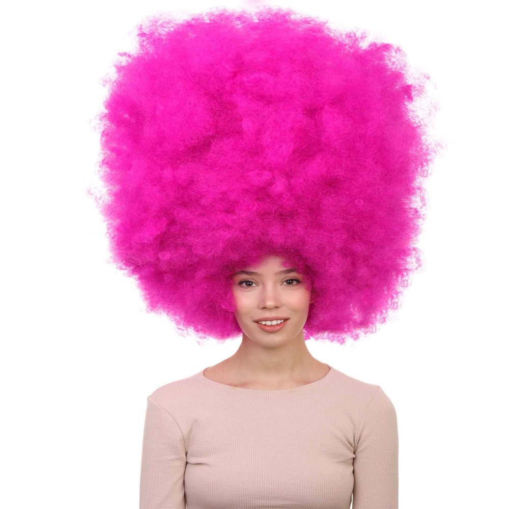 HalloweenPartyOnline Super Size Afro Wig Collection (Purple)