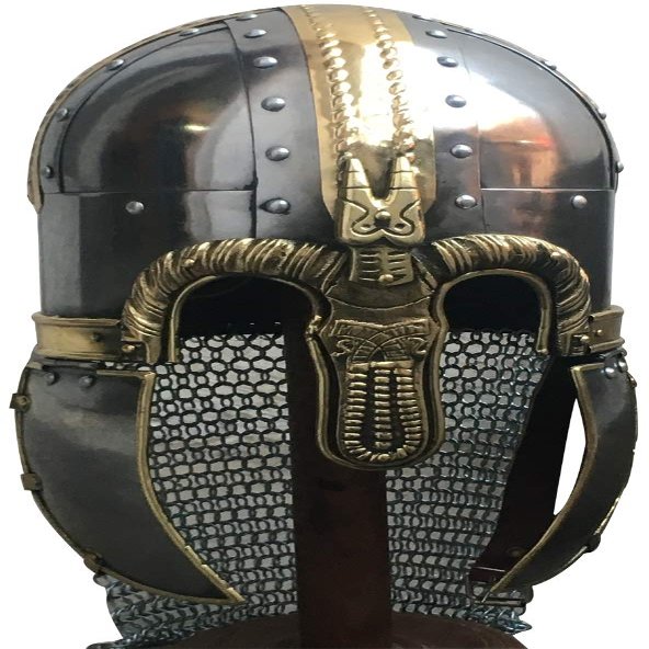 Medieval 8th-Century Anglo-Saxon Coppergate Helmet ABS