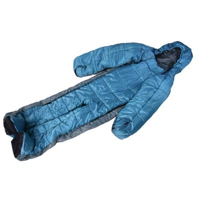 Wing Enterprises Adult Wearable Sleeping Bag Suit for Camping, Standing 3 Season Full Body Sleeping Wear for Travel Outdoor Hiking,Human Shaped,Zipper Design,XL